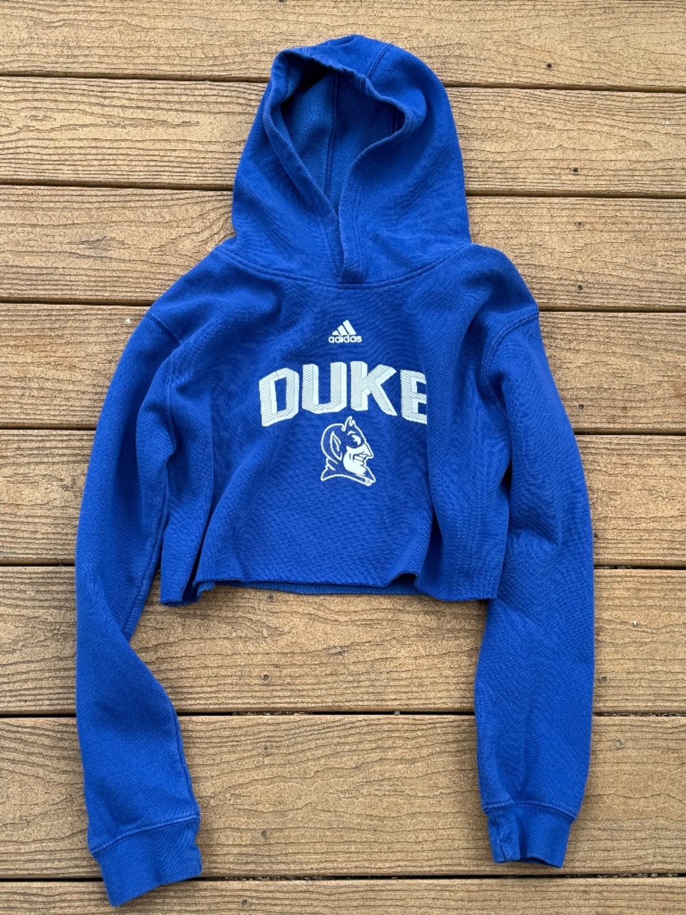 Duke Crop Vintage Hoodie small